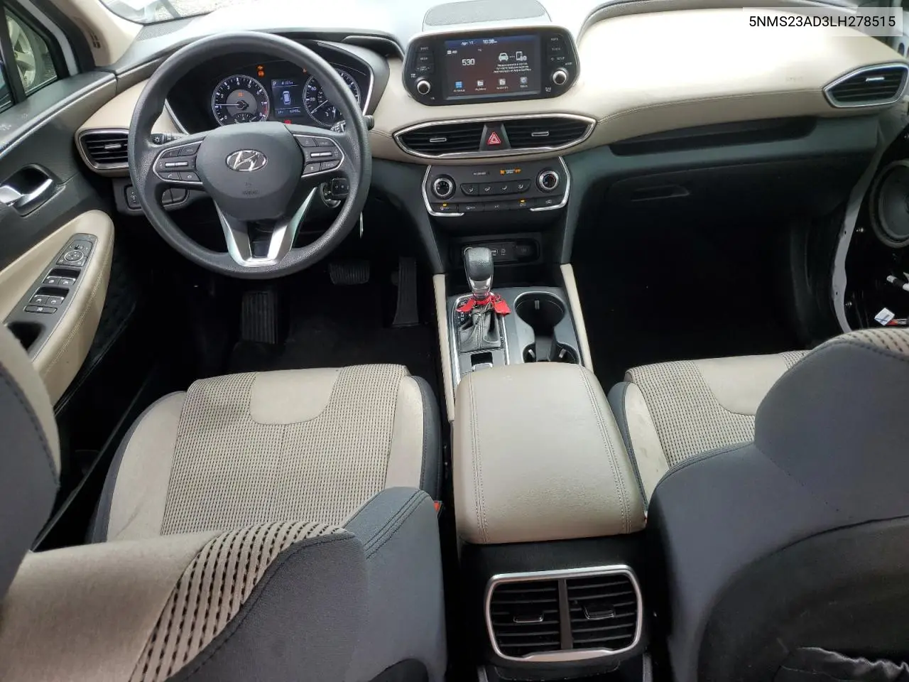 2020 Hyundai Santa Fe Se VIN: 5NMS23AD3LH278515 Lot: 52537445