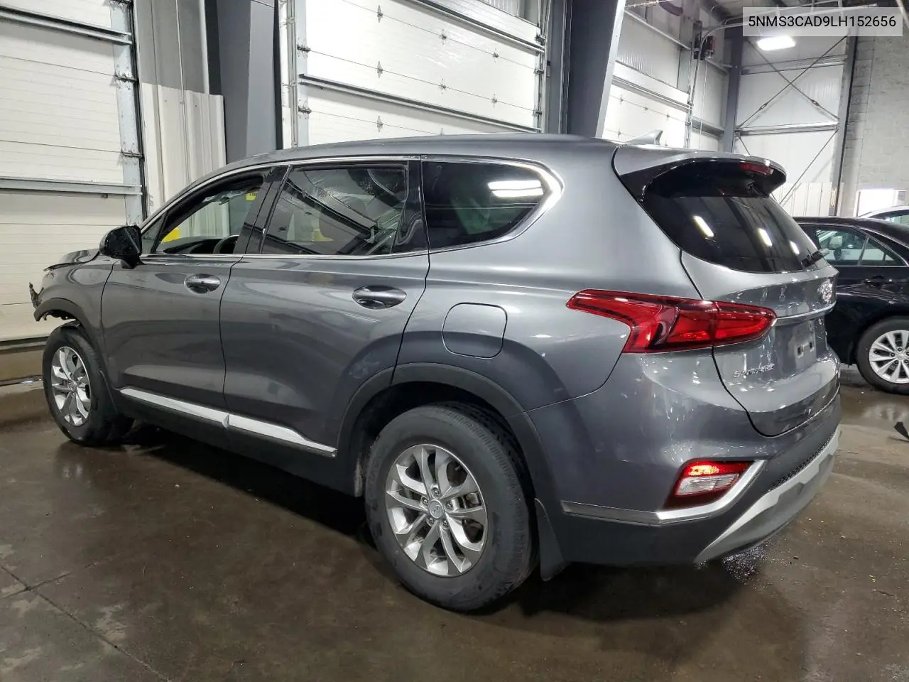 2020 Hyundai Santa Fe Sel VIN: 5NMS3CAD9LH152656 Lot: 56471845