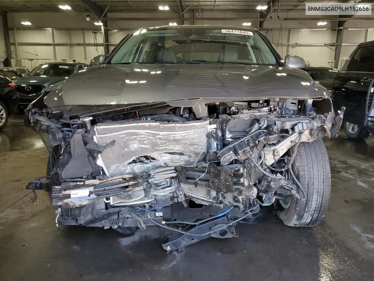 2020 Hyundai Santa Fe Sel VIN: 5NMS3CAD9LH152656 Lot: 56471845
