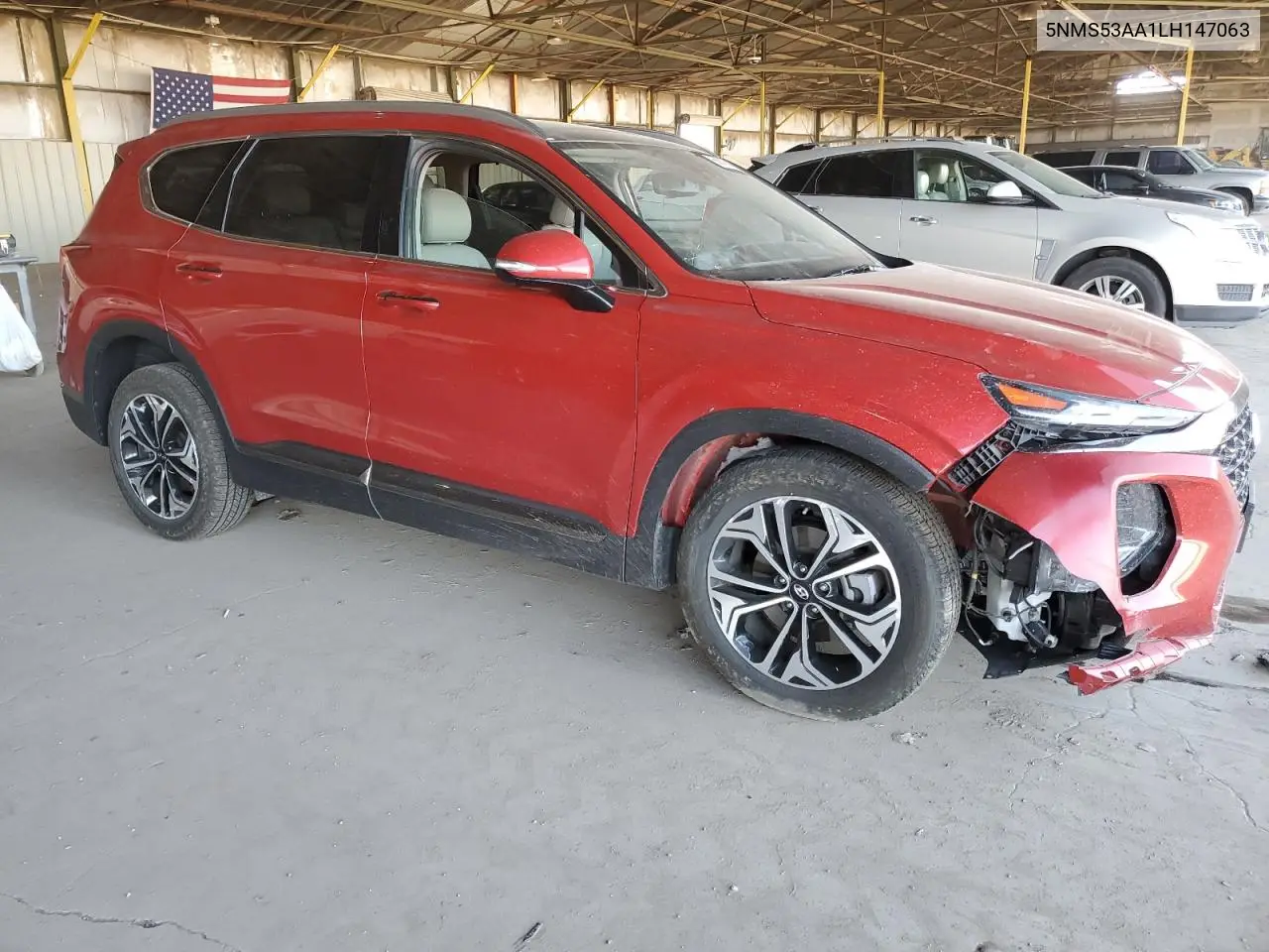 2020 Hyundai Santa Fe Limited VIN: 5NMS53AA1LH147063 Lot: 56519215
