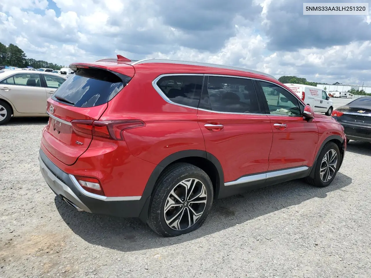 2020 Hyundai Santa Fe Sel VIN: 5NMS33AA3LH251320 Lot: 56718035