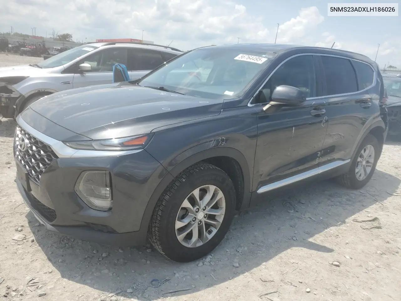 2020 Hyundai Santa Fe Se VIN: 5NMS23ADXLH186026 Lot: 56764495