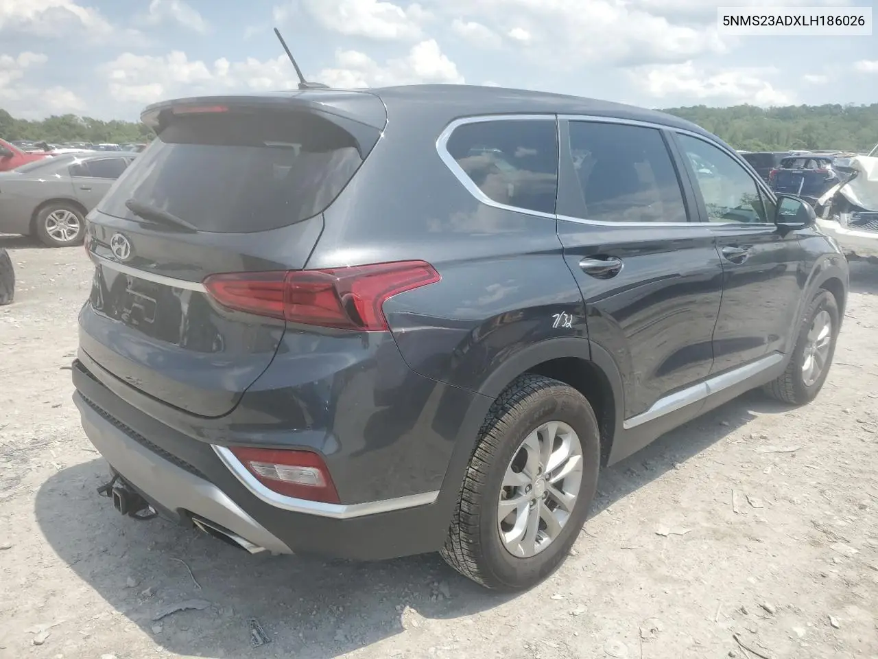 2020 Hyundai Santa Fe Se VIN: 5NMS23ADXLH186026 Lot: 56764495