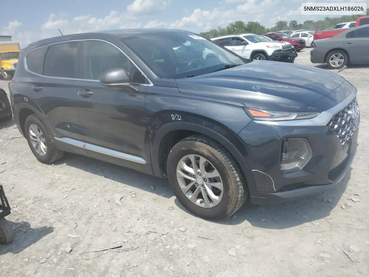 2020 Hyundai Santa Fe Se VIN: 5NMS23ADXLH186026 Lot: 56764495