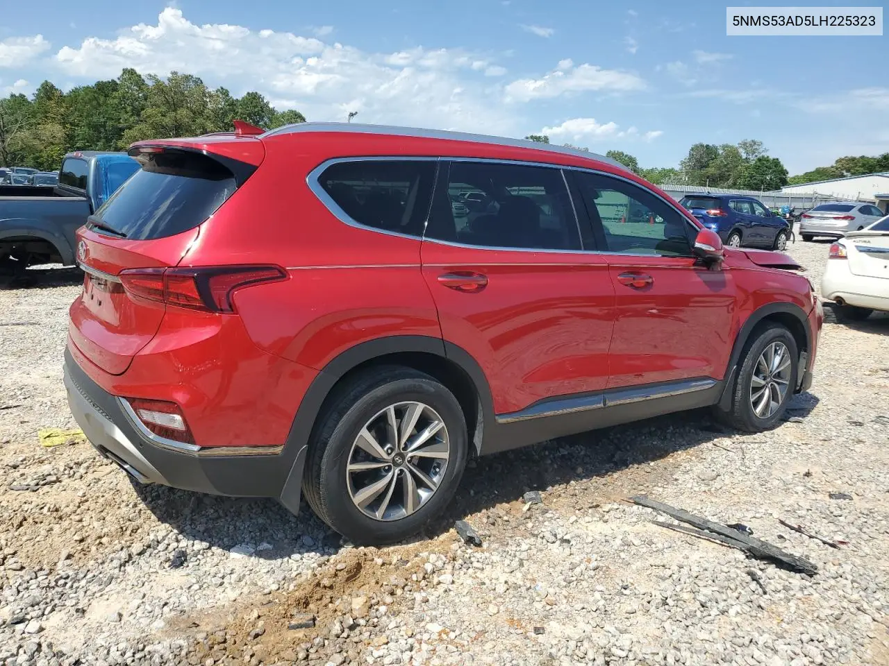 2020 Hyundai Santa Fe Limited VIN: 5NMS53AD5LH225323 Lot: 56768145
