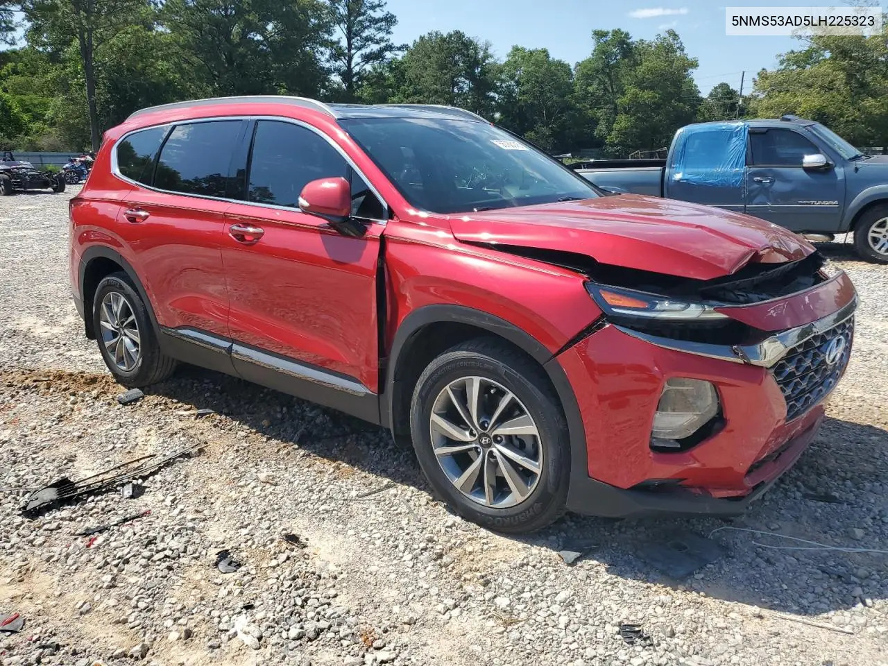 2020 Hyundai Santa Fe Limited VIN: 5NMS53AD5LH225323 Lot: 56768145