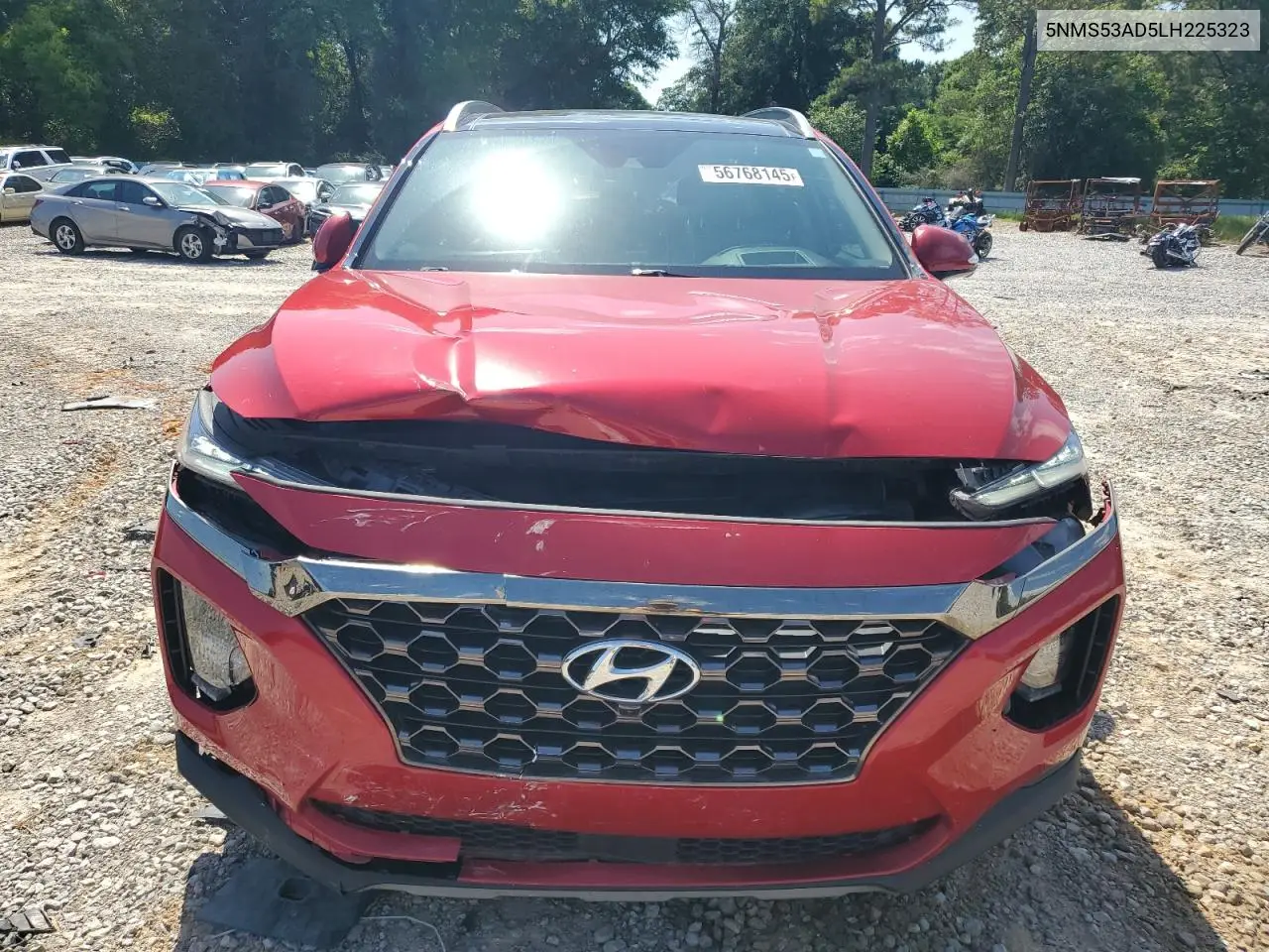 2020 Hyundai Santa Fe Limited VIN: 5NMS53AD5LH225323 Lot: 56768145