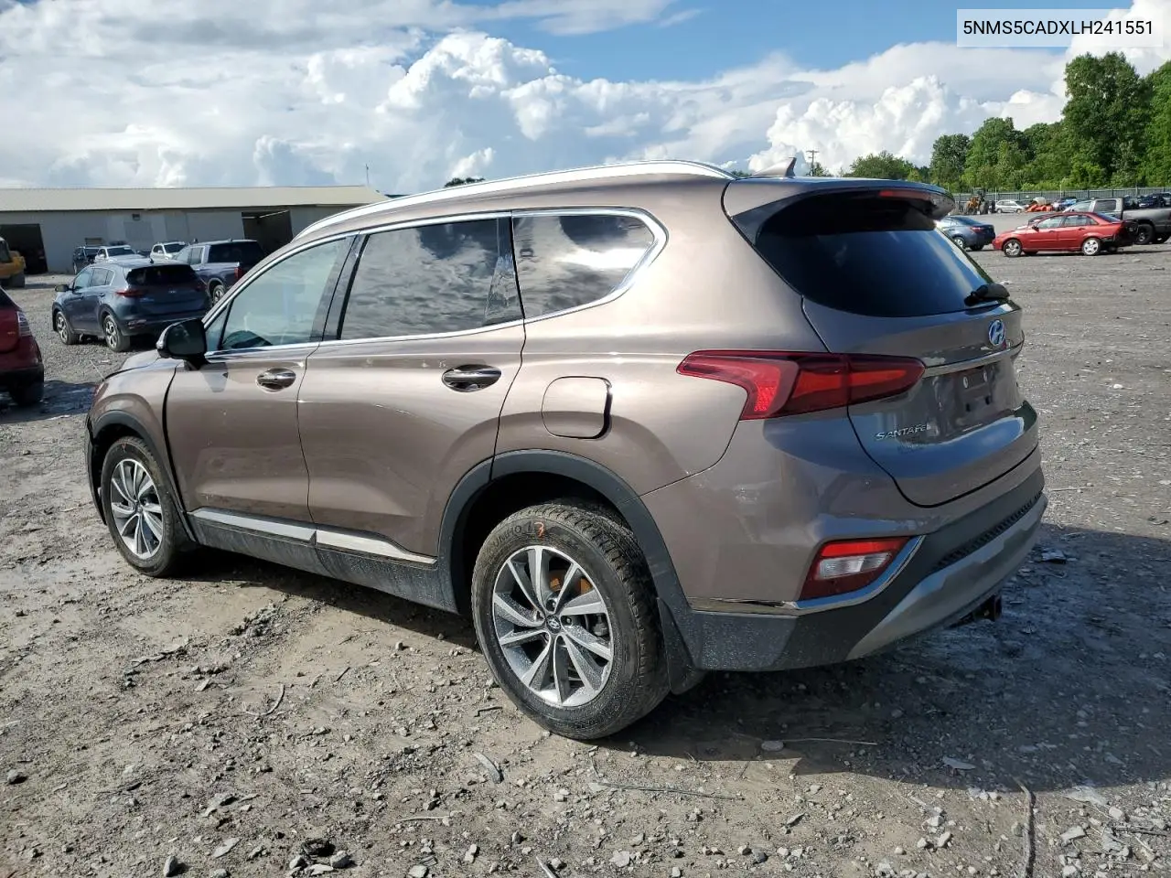 2020 Hyundai Santa Fe Limited VIN: 5NMS5CADXLH241551 Lot: 56911595