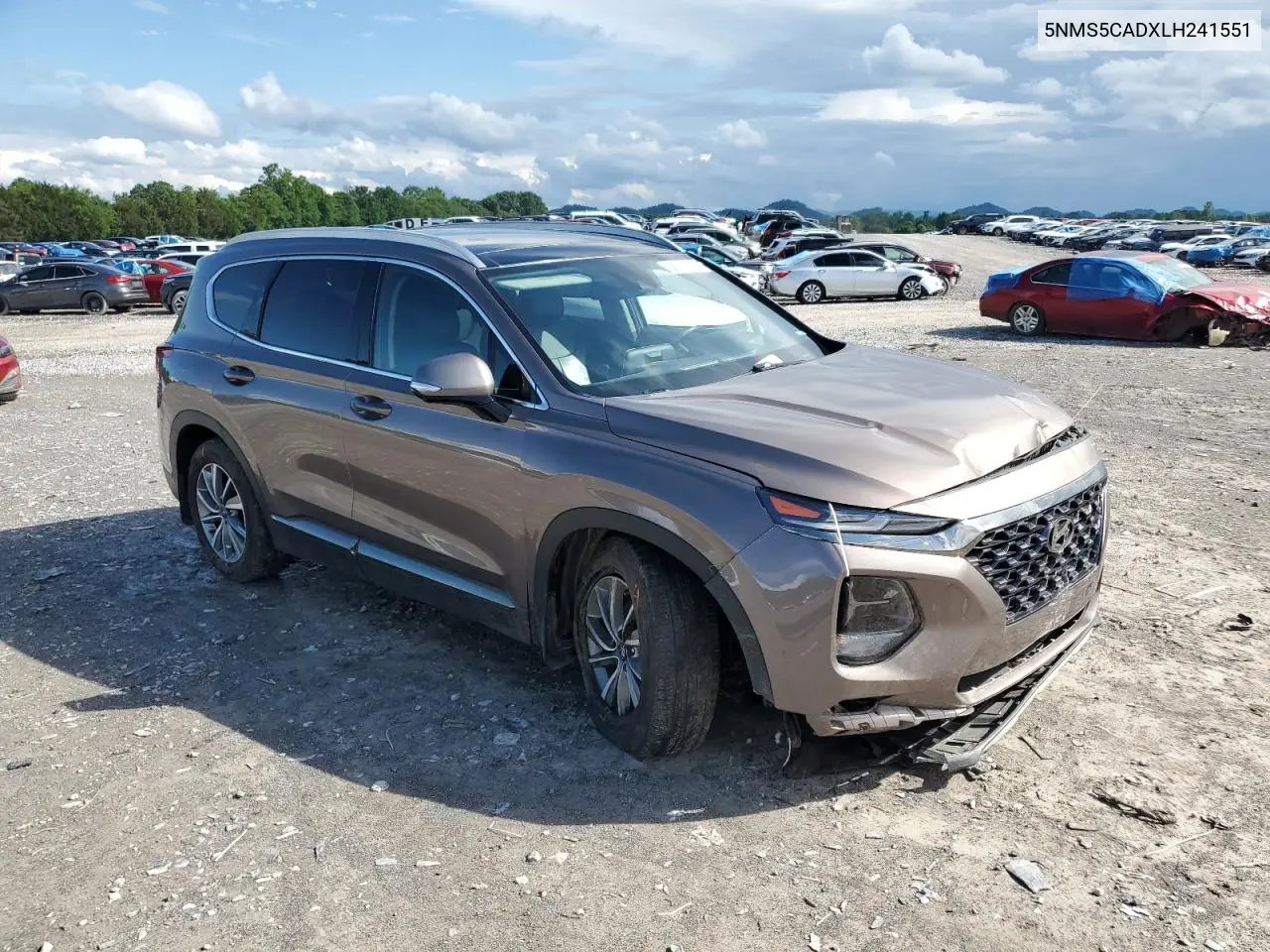 2020 Hyundai Santa Fe Limited VIN: 5NMS5CADXLH241551 Lot: 56911595