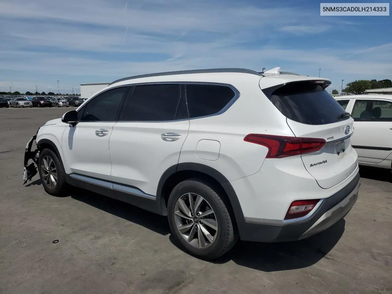 2020 Hyundai Santa Fe Sel VIN: 5NMS3CAD0LH214333 Lot: 56946795