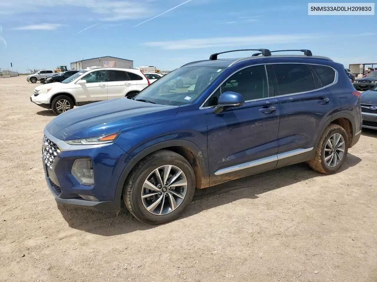 2020 Hyundai Santa Fe Sel VIN: 5NMS33AD0LH209830 Lot: 57089105