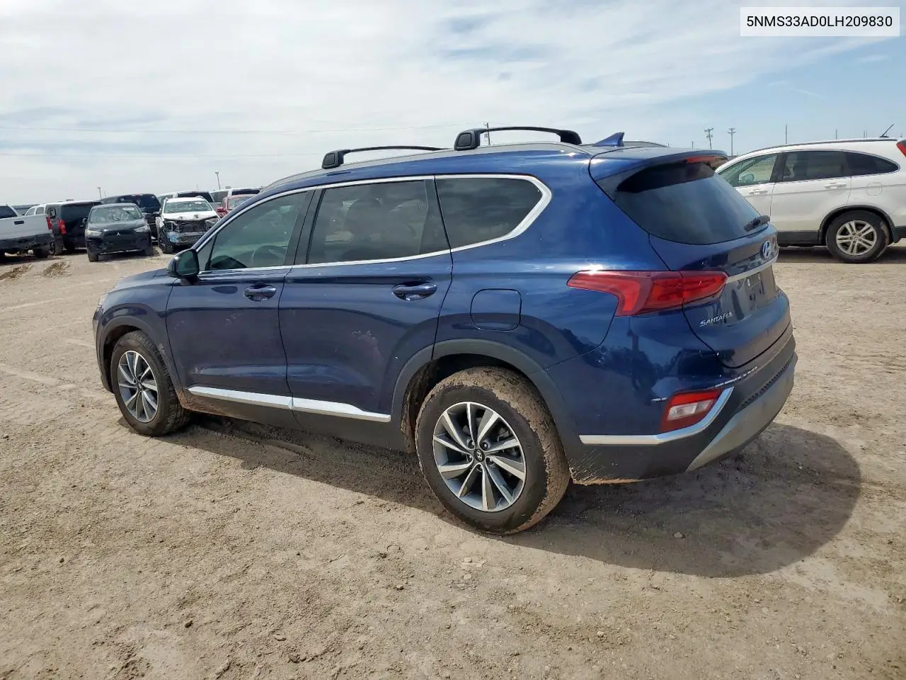 2020 Hyundai Santa Fe Sel VIN: 5NMS33AD0LH209830 Lot: 57089105