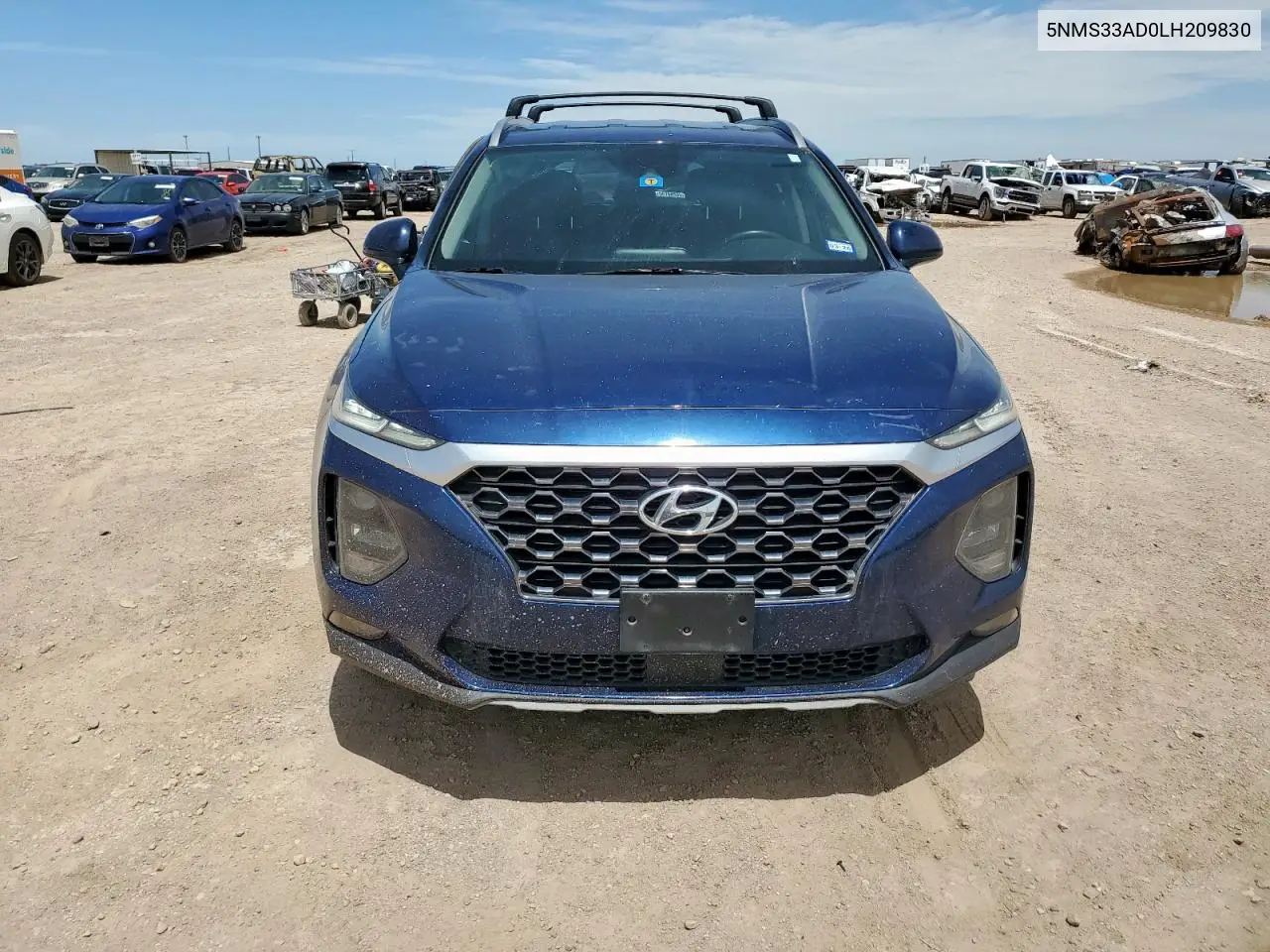 2020 Hyundai Santa Fe Sel VIN: 5NMS33AD0LH209830 Lot: 57089105