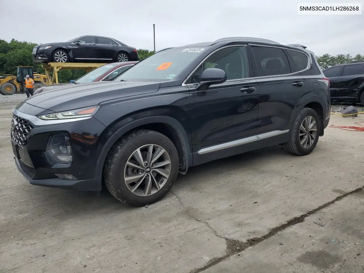 2020 Hyundai Santa Fe Sel VIN: 5NMS3CAD1LH286268 Lot: 62595025