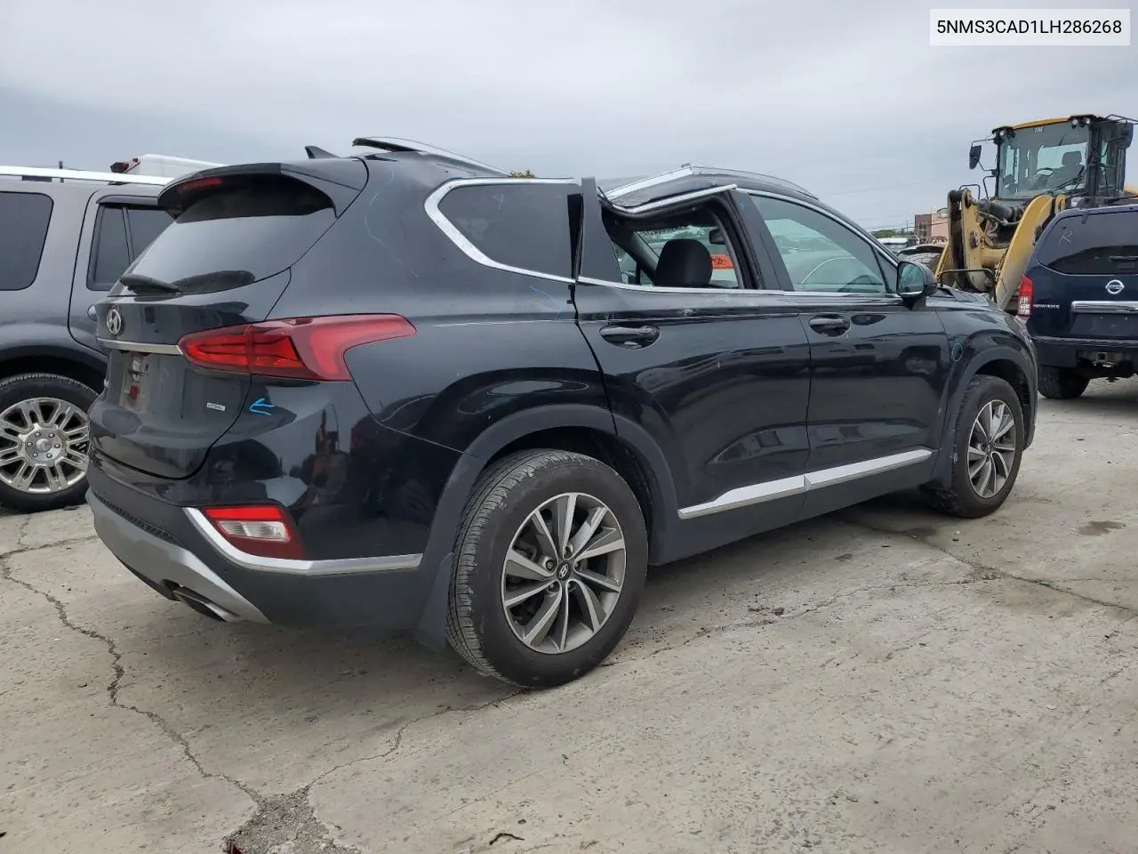 2020 Hyundai Santa Fe Sel VIN: 5NMS3CAD1LH286268 Lot: 62595025
