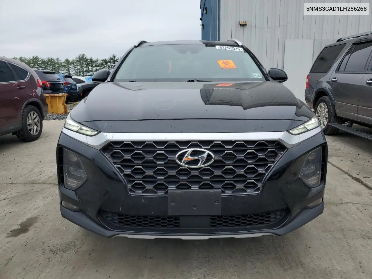 2020 Hyundai Santa Fe Sel VIN: 5NMS3CAD1LH286268 Lot: 62595025