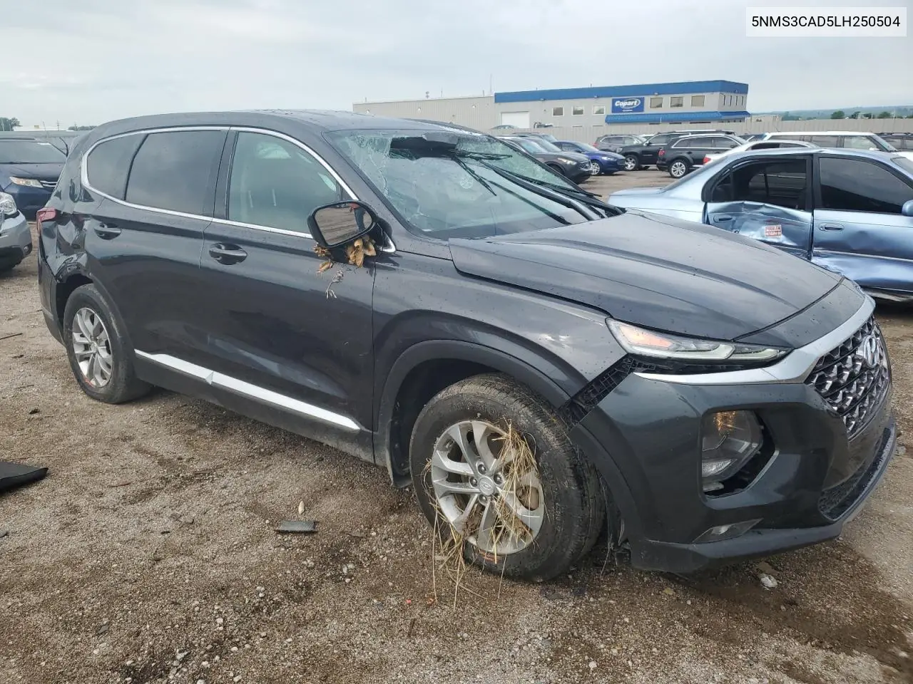 2020 Hyundai Santa Fe Sel VIN: 5NMS3CAD5LH250504 Lot: 62606415
