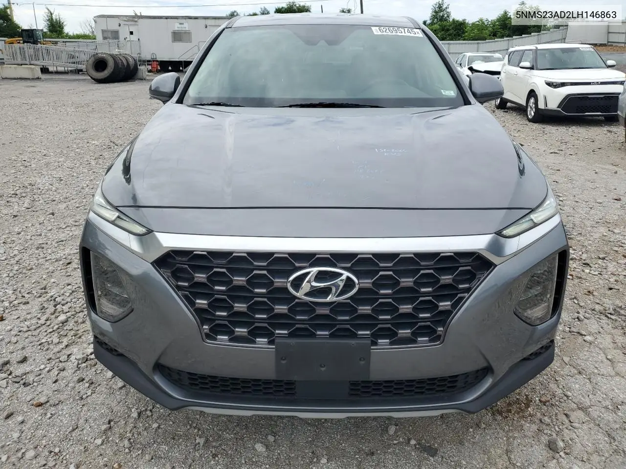 2020 Hyundai Santa Fe Se VIN: 5NMS23AD2LH146863 Lot: 62695745