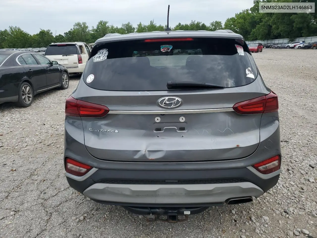 2020 Hyundai Santa Fe Se VIN: 5NMS23AD2LH146863 Lot: 62695745