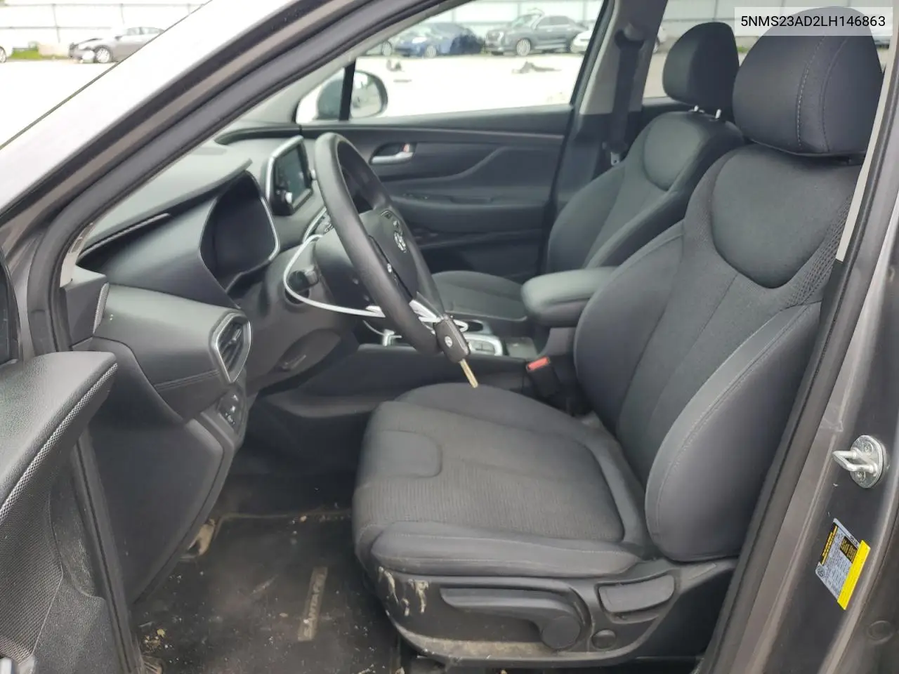 2020 Hyundai Santa Fe Se VIN: 5NMS23AD2LH146863 Lot: 62695745