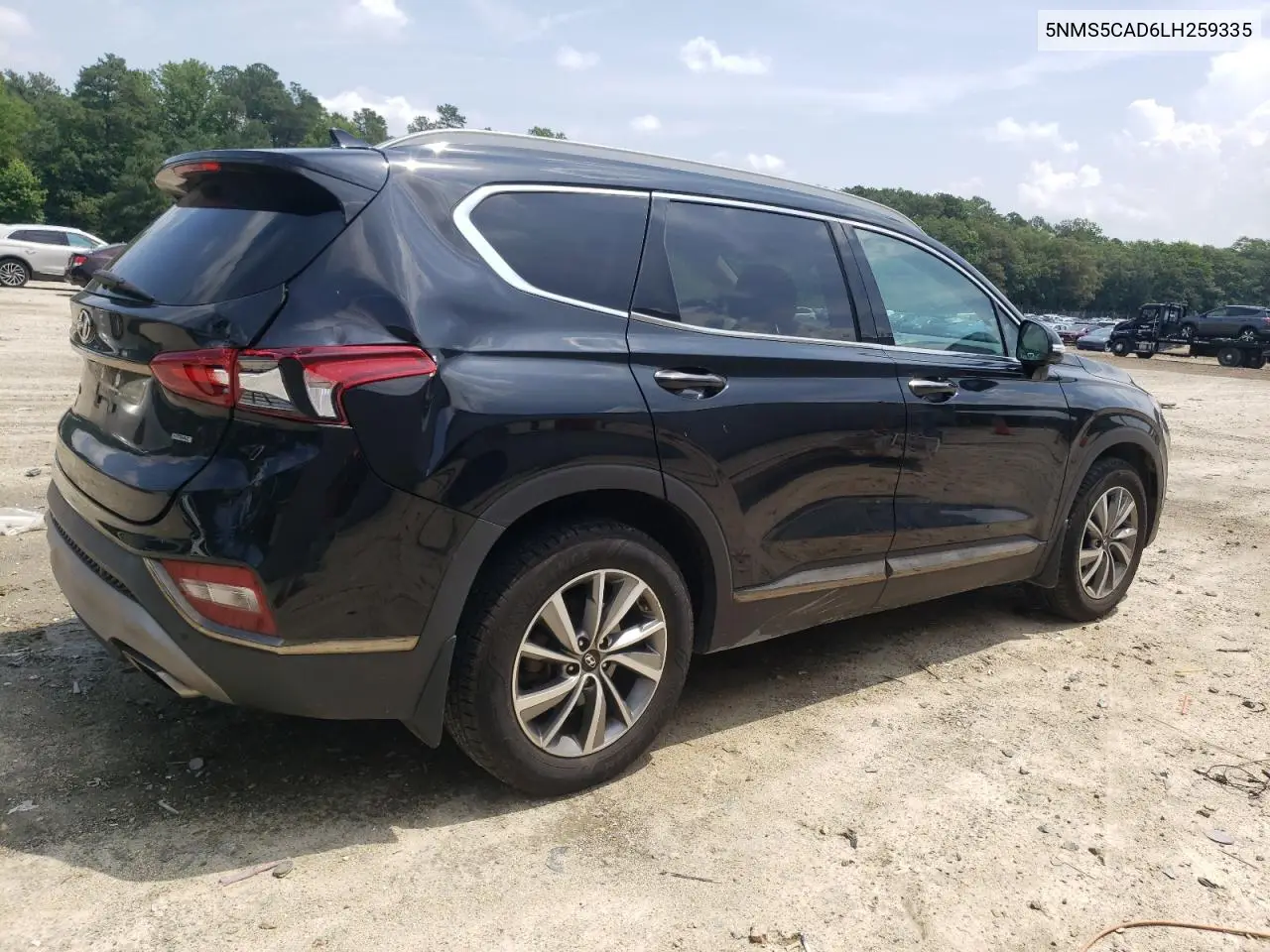 2020 Hyundai Santa Fe Limited VIN: 5NMS5CAD6LH259335 Lot: 62768185