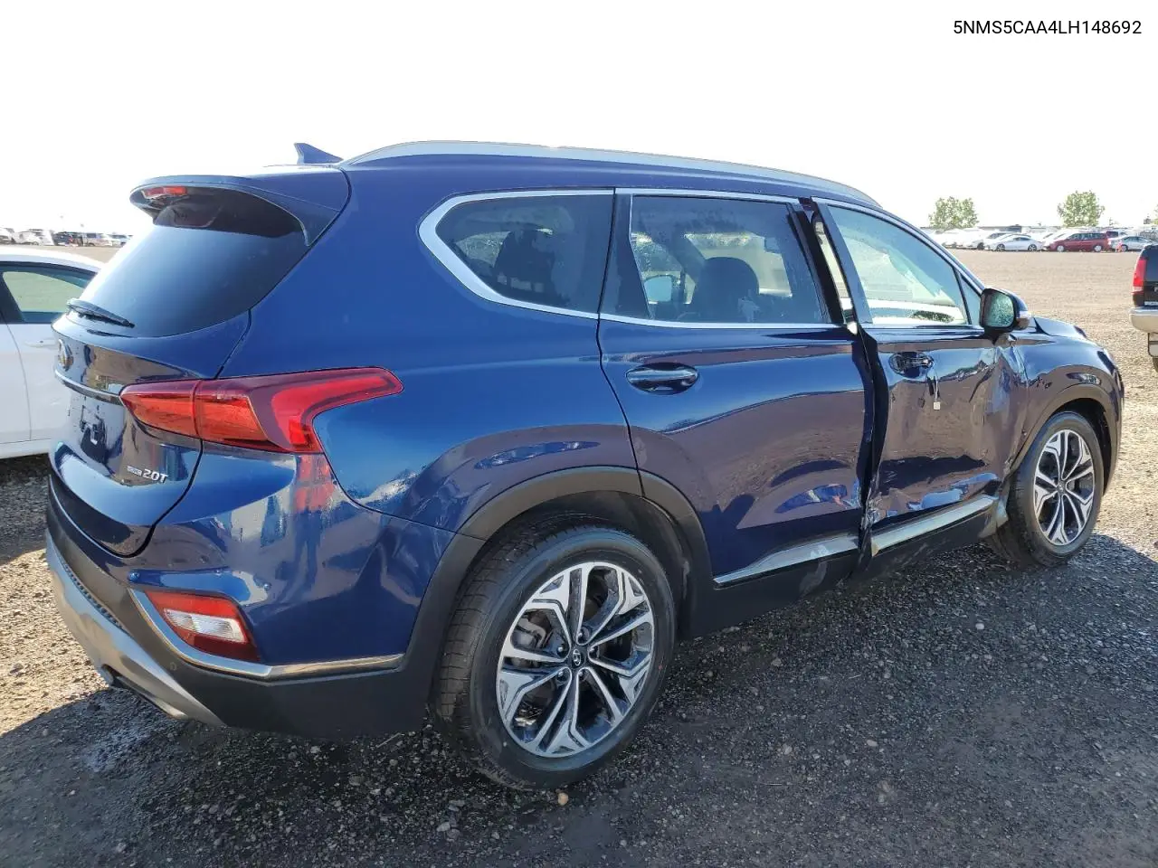 2020 Hyundai Santa Fe Limited VIN: 5NMS5CAA4LH148692 Lot: 62874835