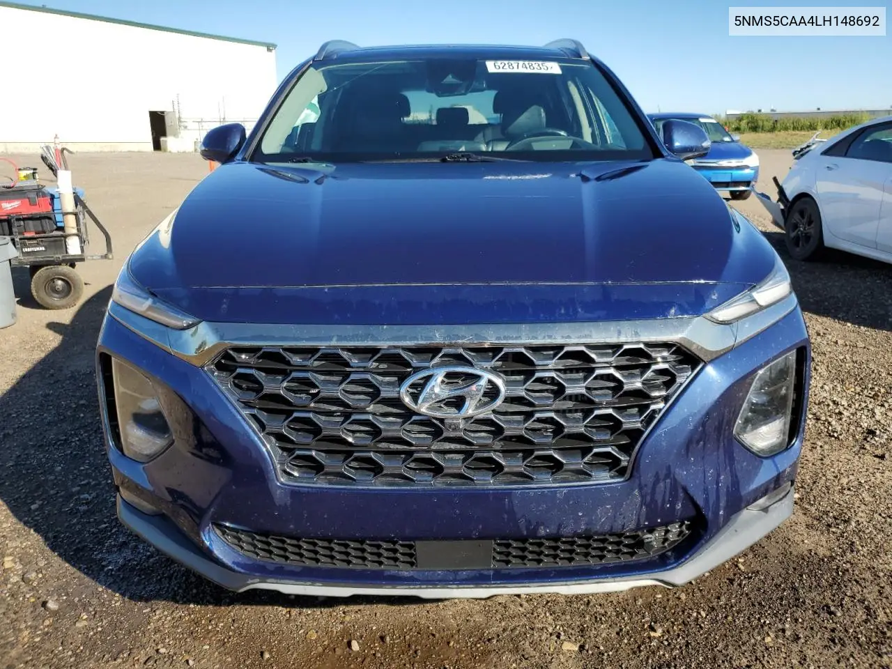 2020 Hyundai Santa Fe Limited VIN: 5NMS5CAA4LH148692 Lot: 62874835