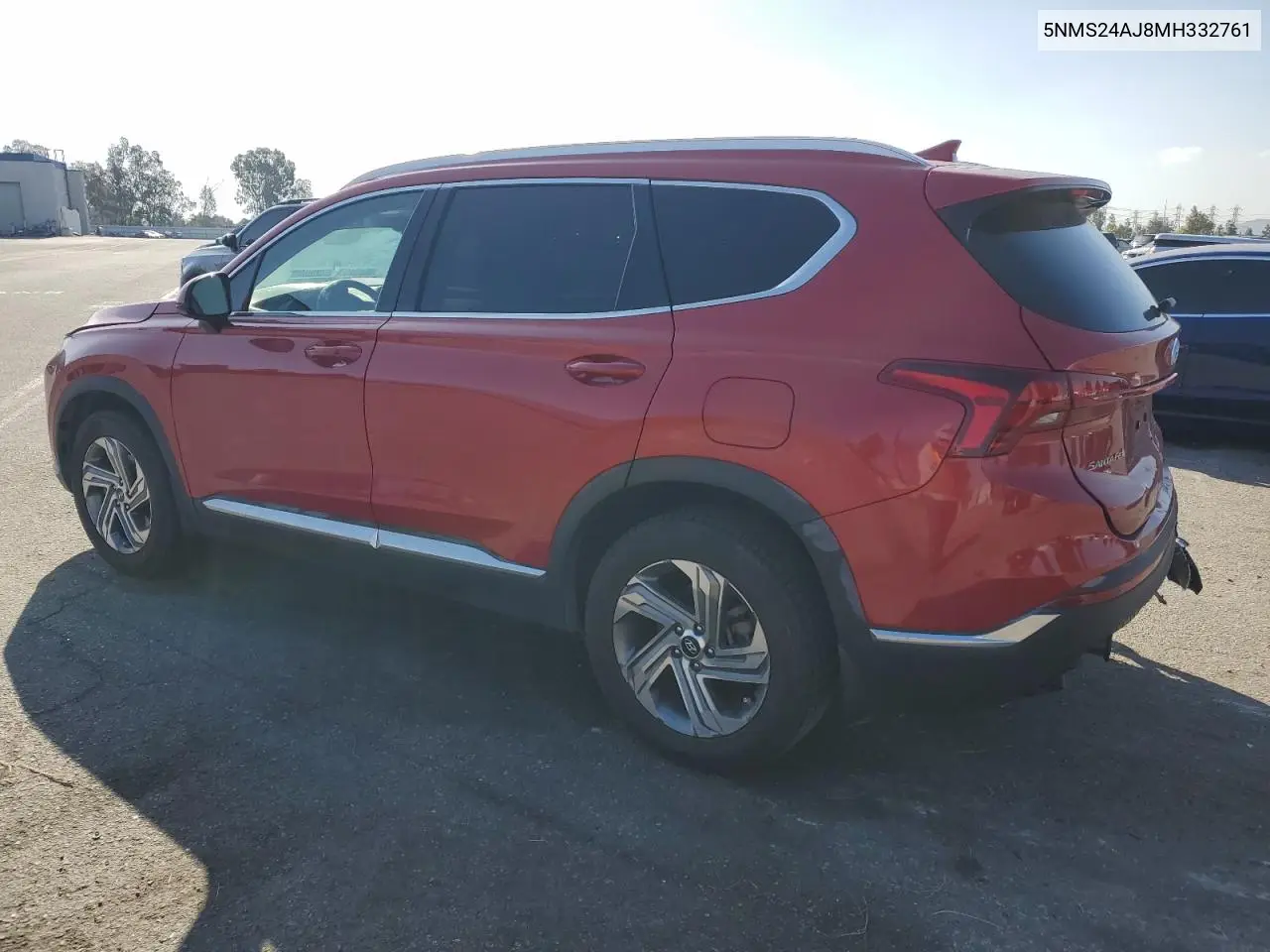 2021 Hyundai Santa Fe Sel VIN: 5NMS24AJ8MH332761 Lot: 56950795