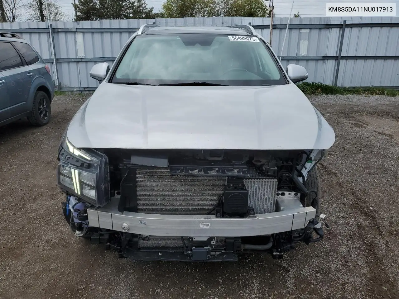 2022 Hyundai Santa Fe Limited VIN: KM8S5DA11NU017913 Lot: 56499075
