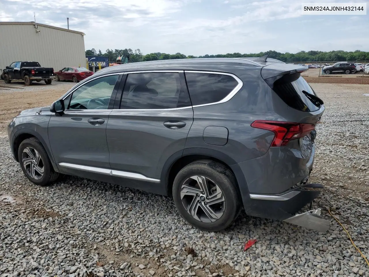 2022 Hyundai Santa Fe Sel VIN: 5NMS24AJ0NH432144 Lot: 57042075