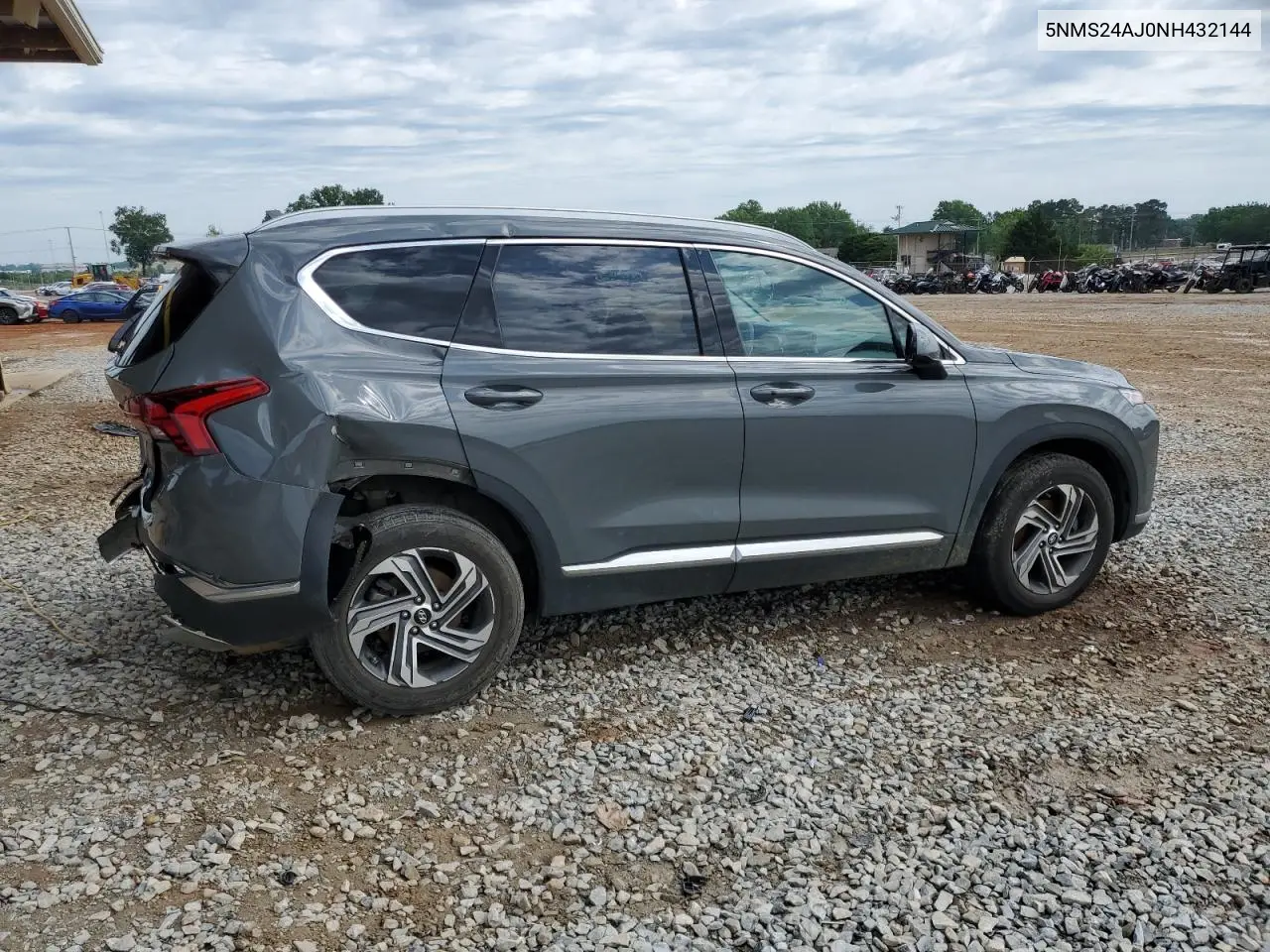 2022 Hyundai Santa Fe Sel VIN: 5NMS24AJ0NH432144 Lot: 57042075