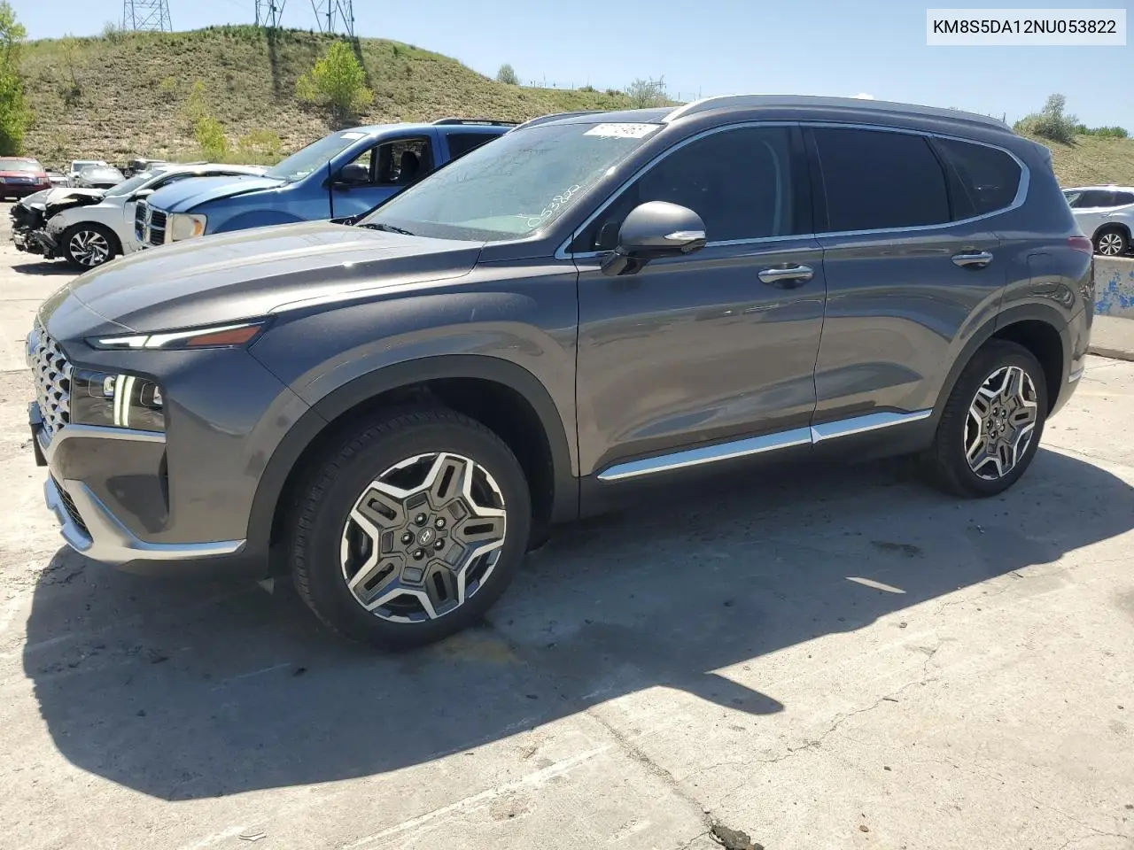 2022 Hyundai Santa Fe Limited VIN: KM8S5DA12NU053822 Lot: 57113465