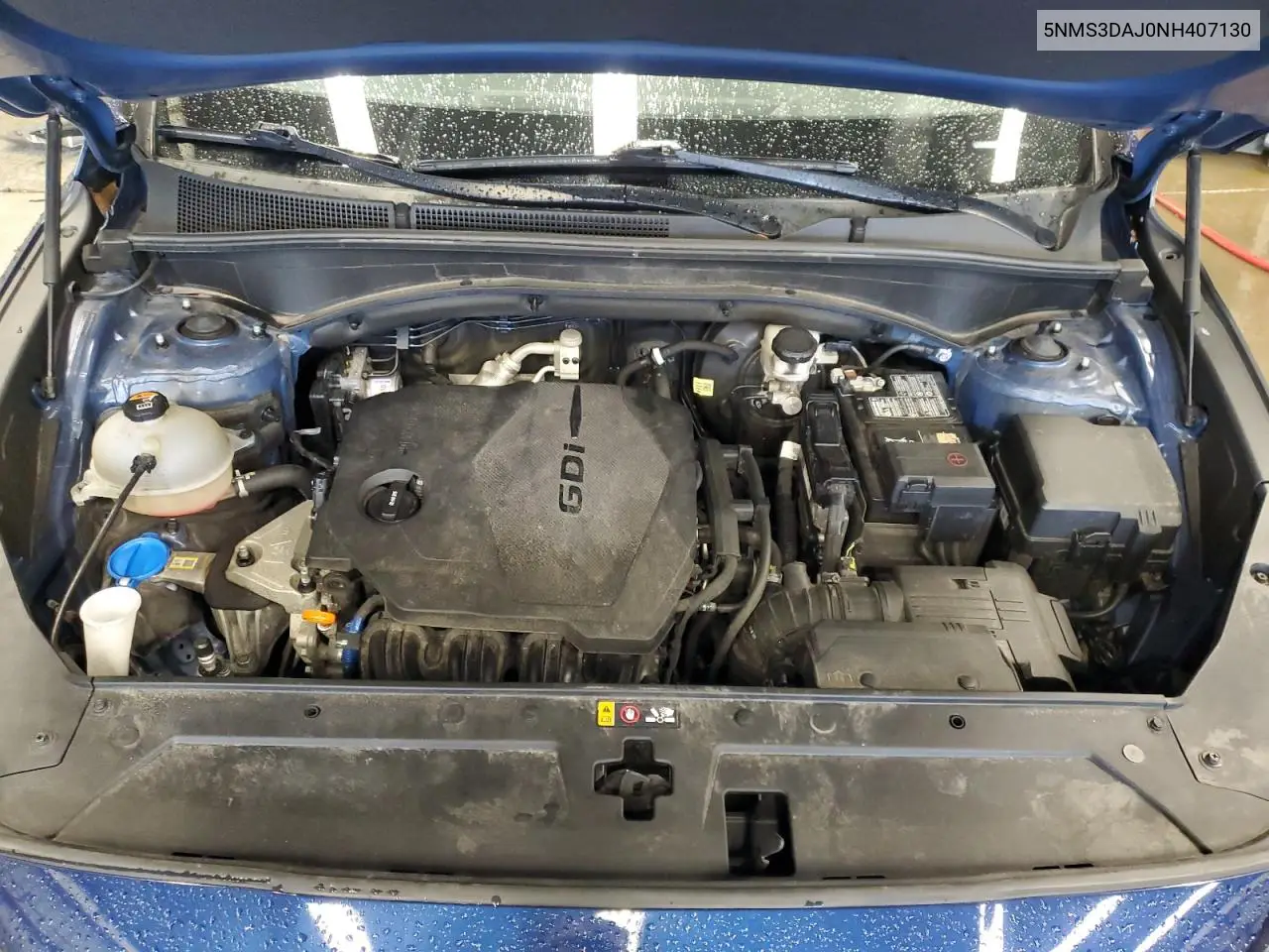 2022 Hyundai Santa Fe Sel VIN: 5NMS3DAJ0NH407130 Lot: 58893735