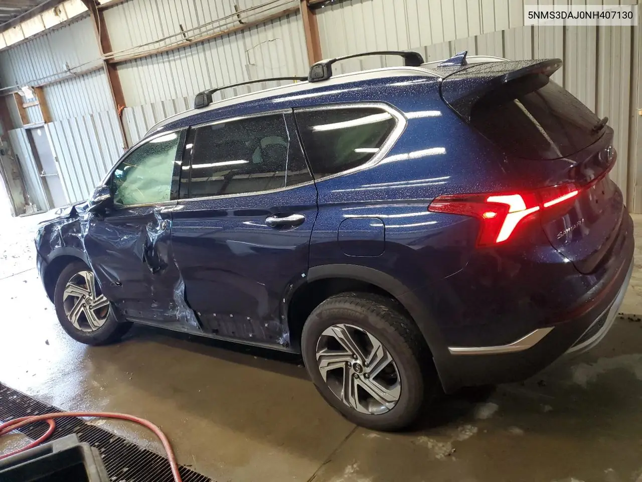 2022 Hyundai Santa Fe Sel VIN: 5NMS3DAJ0NH407130 Lot: 58893735