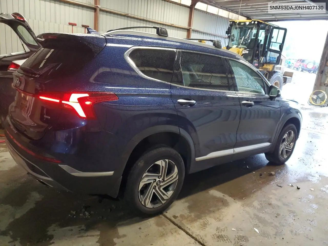 2022 Hyundai Santa Fe Sel VIN: 5NMS3DAJ0NH407130 Lot: 58893735