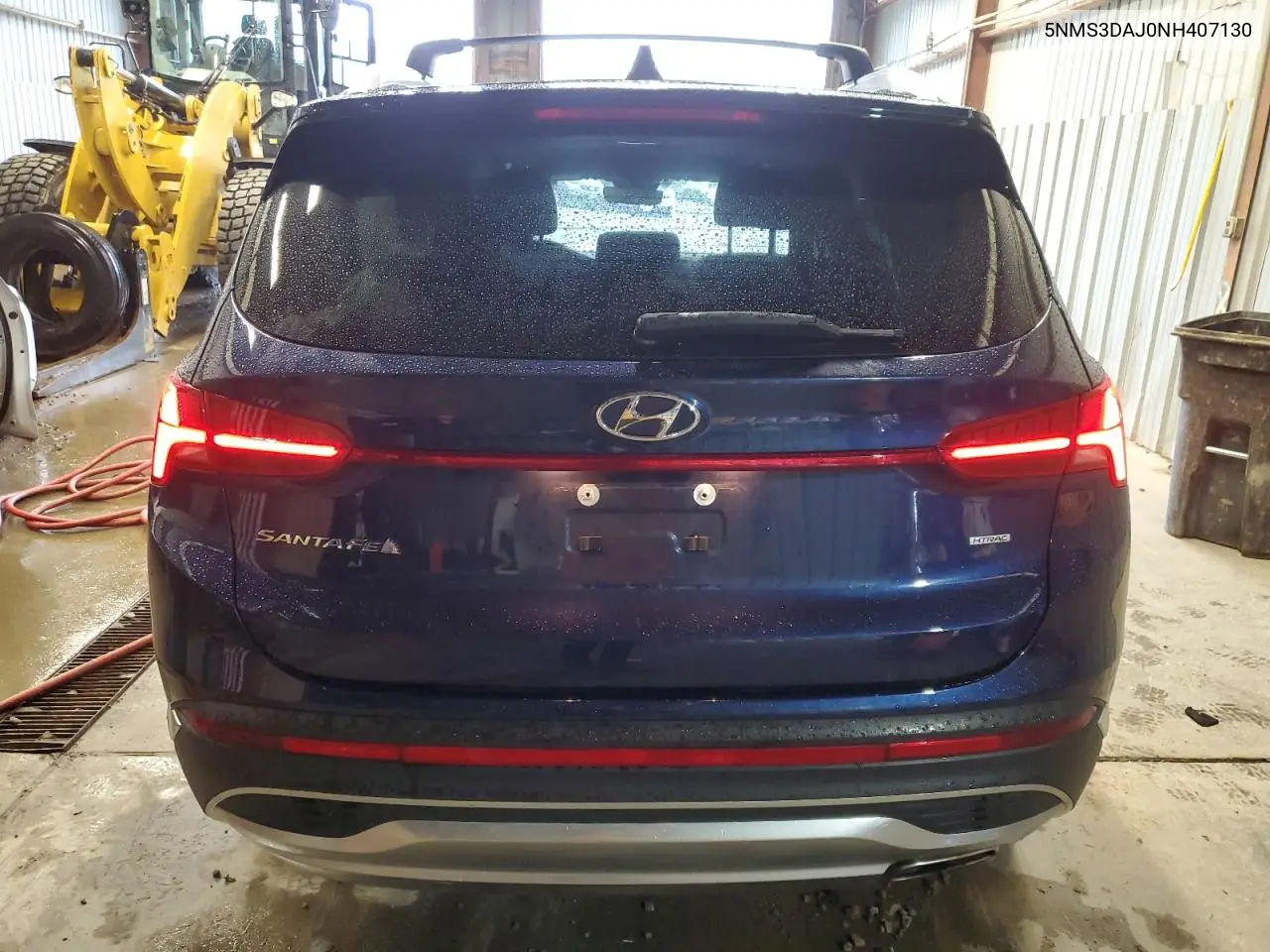2022 Hyundai Santa Fe Sel VIN: 5NMS3DAJ0NH407130 Lot: 58893735