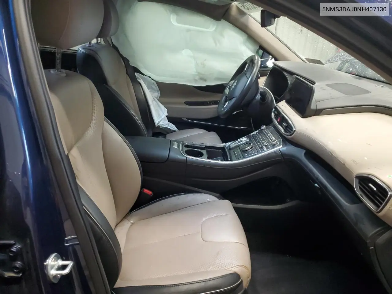 2022 Hyundai Santa Fe Sel VIN: 5NMS3DAJ0NH407130 Lot: 58893735