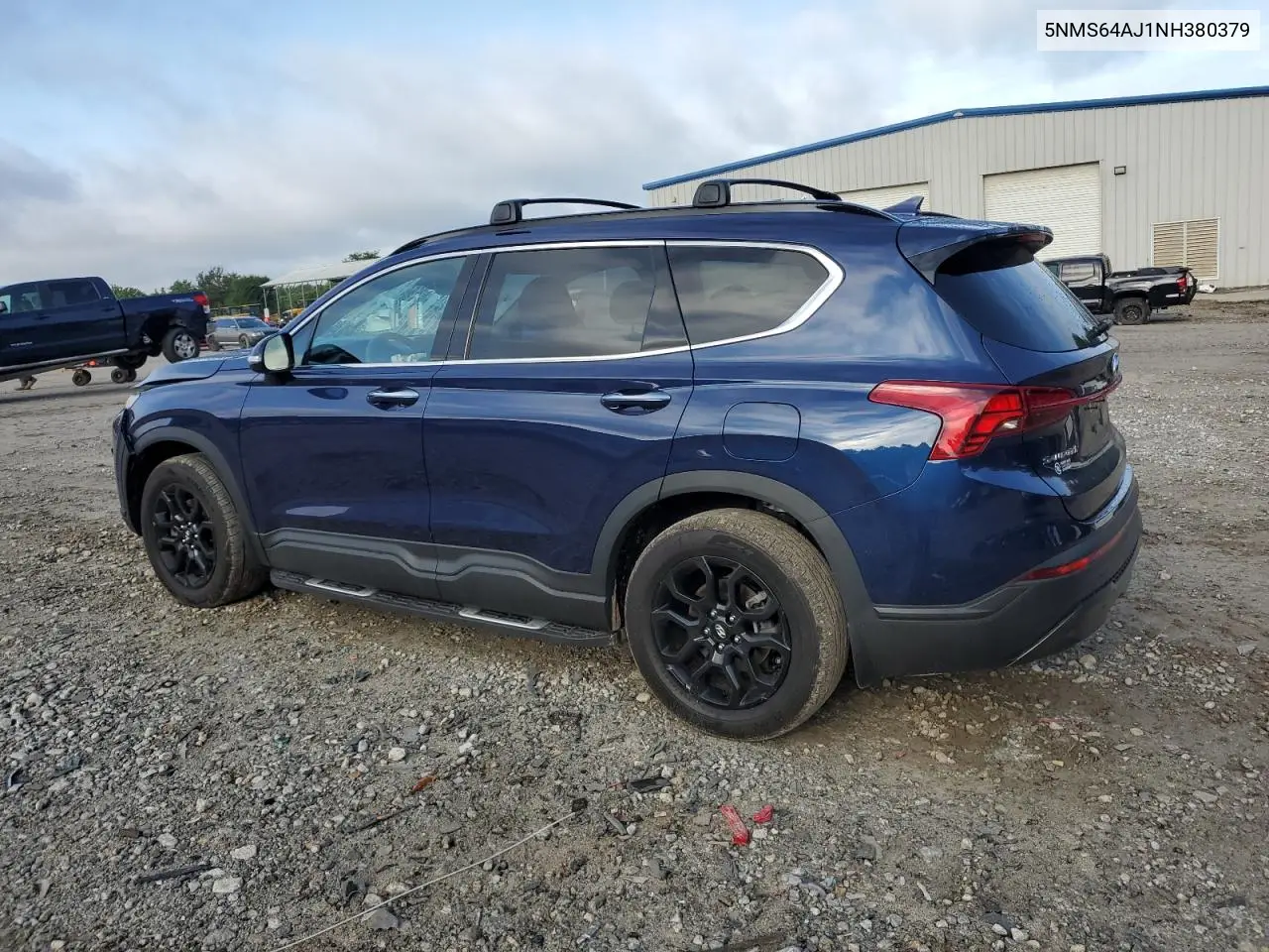 2022 Hyundai Santa Fe Sel VIN: 5NMS64AJ1NH380379 Lot: 61606385
