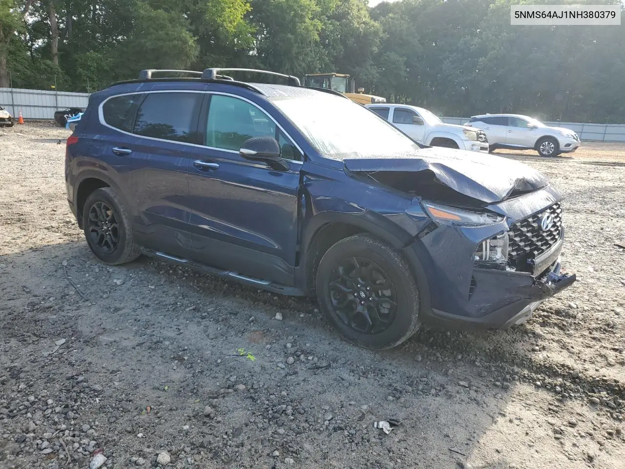 2022 Hyundai Santa Fe Sel VIN: 5NMS64AJ1NH380379 Lot: 61606385