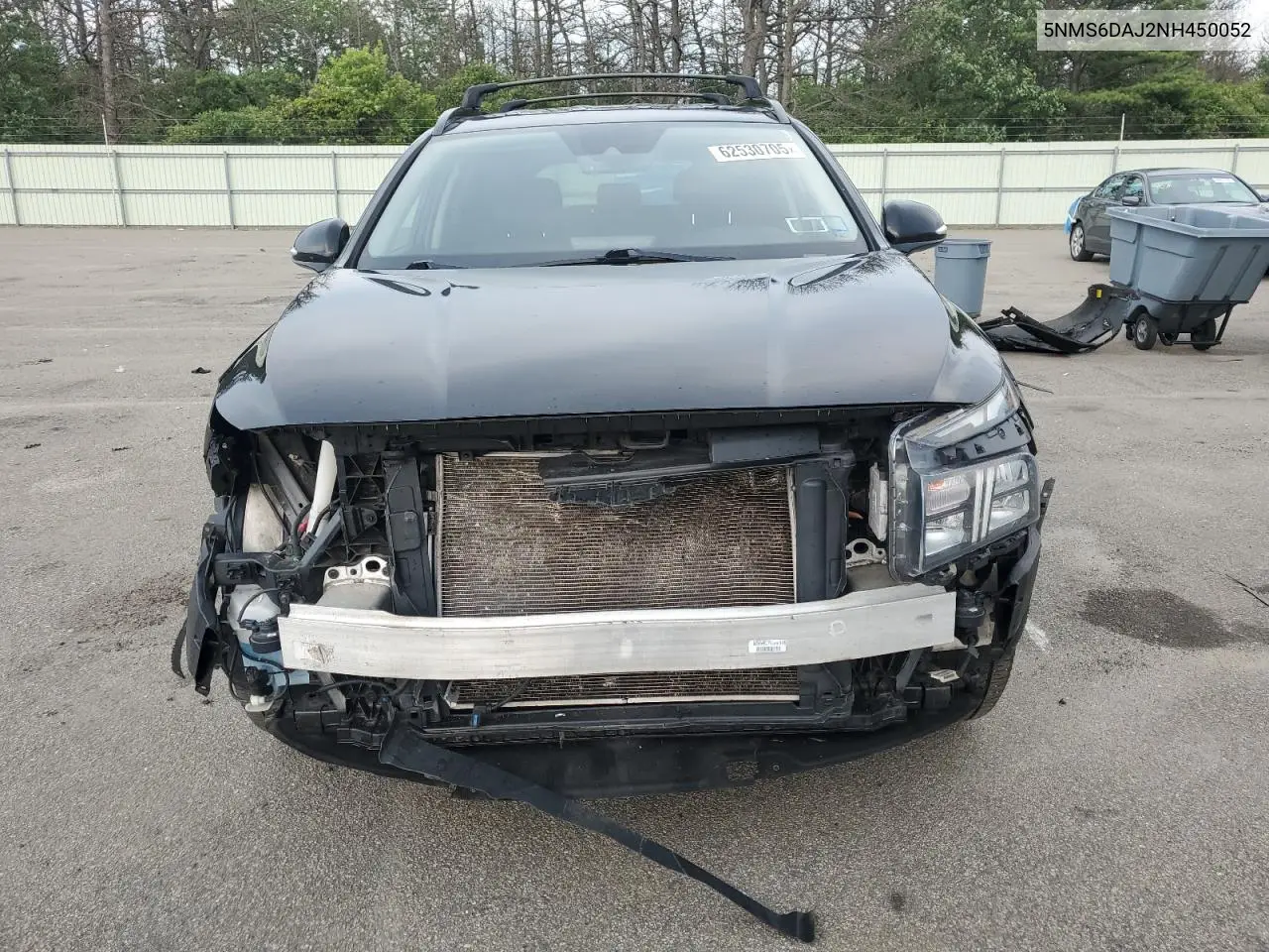 2022 Hyundai Santa Fe Sel VIN: 5NMS6DAJ2NH450052 Lot: 62530705