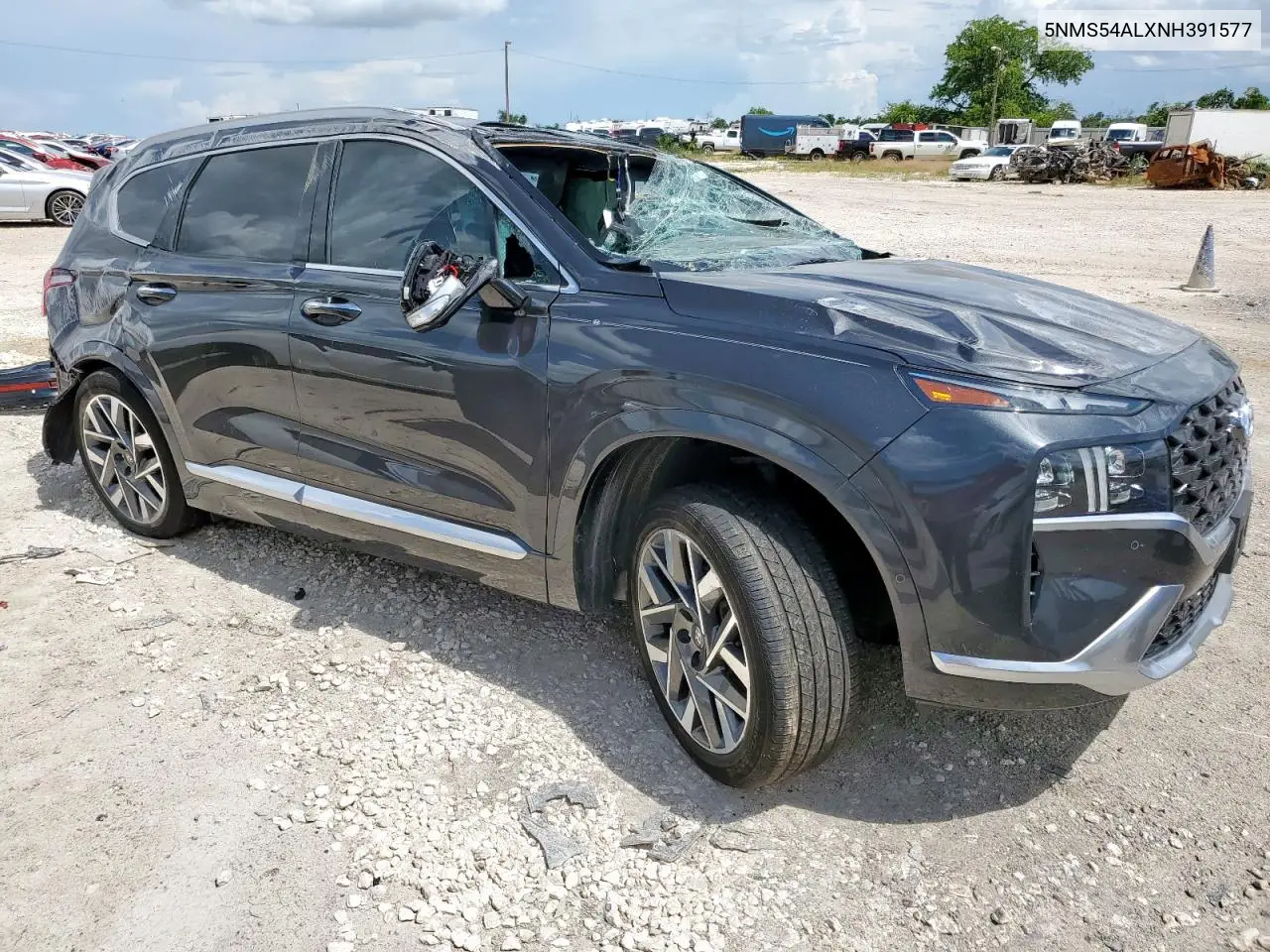 2022 Hyundai Santa Fe Calligraphy VIN: 5NMS54ALXNH391577 Lot: 62644145