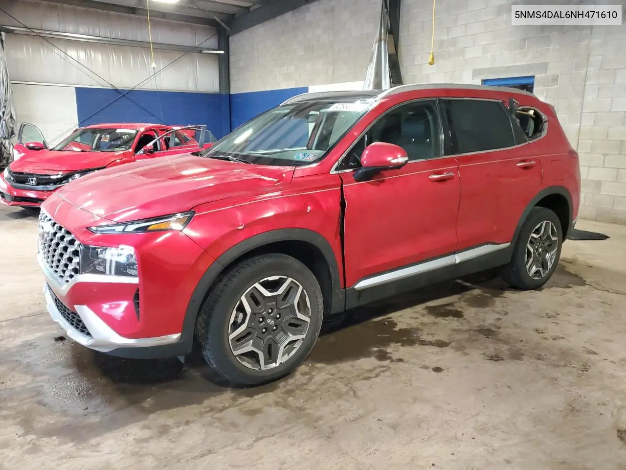2022 Hyundai Santa Fe Limited VIN: 5NMS4DAL6NH471610 Lot: 62833945