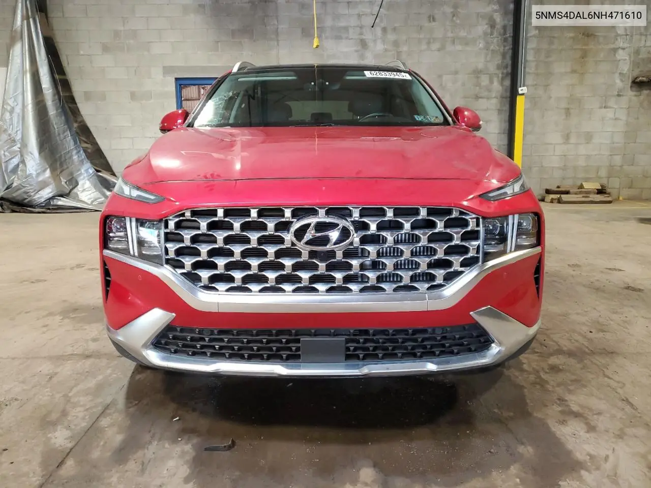2022 Hyundai Santa Fe Limited VIN: 5NMS4DAL6NH471610 Lot: 62833945