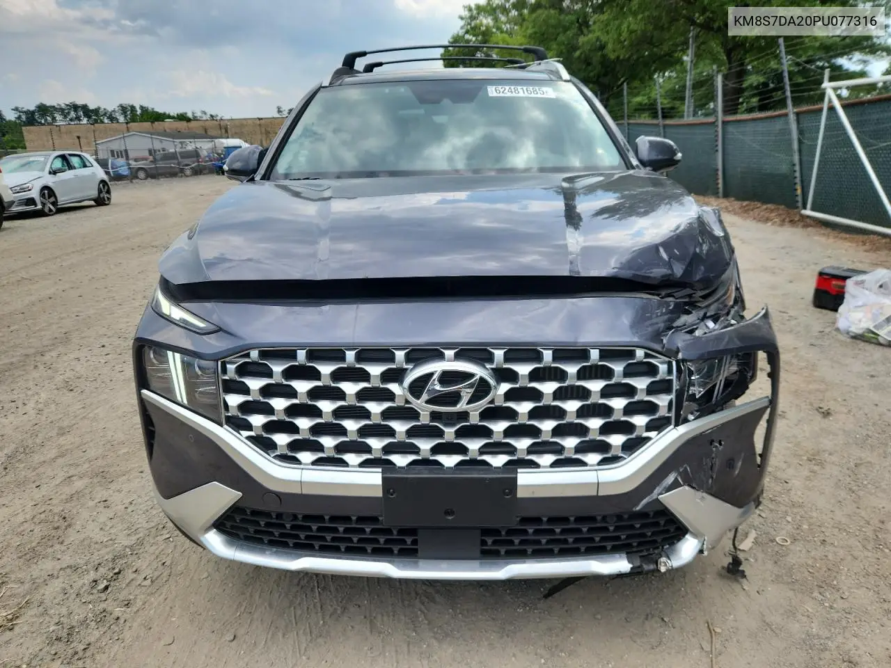 2023 Hyundai Santa Fe Limited VIN: KM8S7DA20PU077316 Lot: 62481685