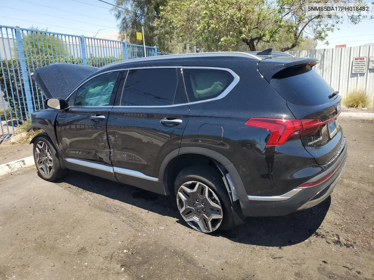 2023 Hyundai Santa Fe Limited VIN: 5NMS5DA17PH018482 Lot: 63928255