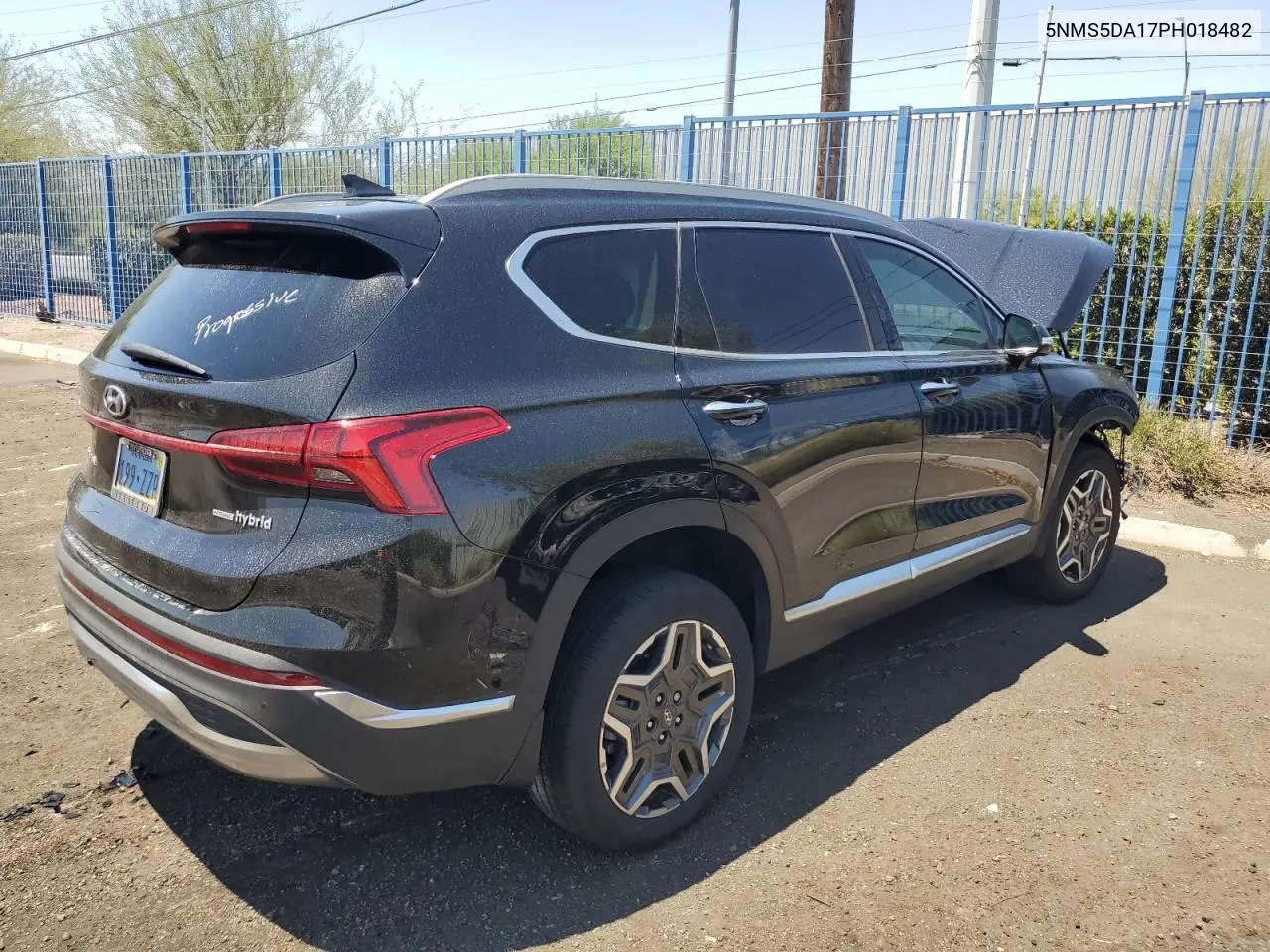 2023 Hyundai Santa Fe Limited VIN: 5NMS5DA17PH018482 Lot: 63928255