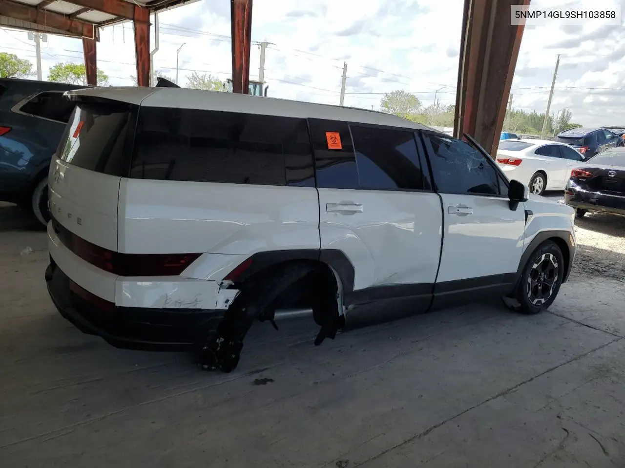 2025 Hyundai Santa Fe Se VIN: 5NMP14GL9SH103858 Lot: 57965095