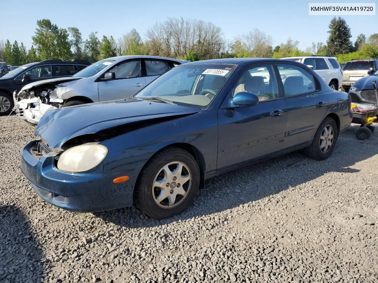2001 Hyundai Sonata Gls VIN: KMHWF35V41A419720 Lot: 55110855