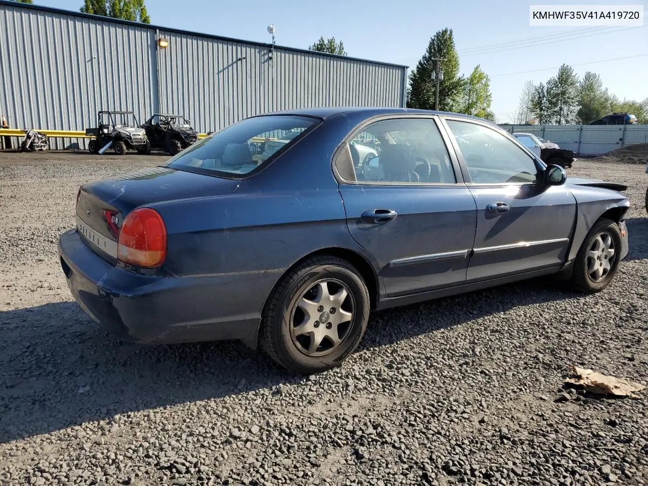 2001 Hyundai Sonata Gls VIN: KMHWF35V41A419720 Lot: 55110855