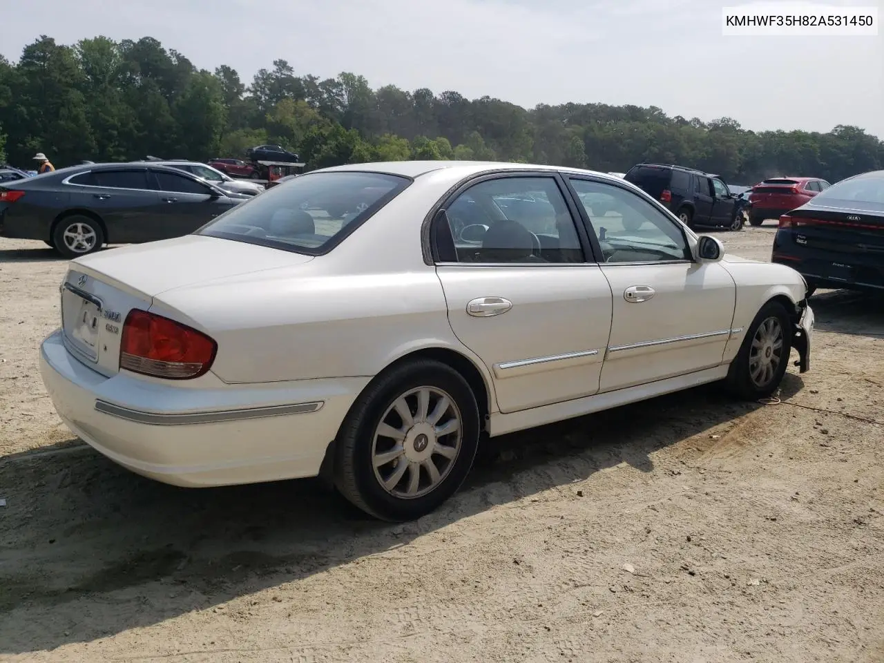 2002 Hyundai Sonata Gls VIN: KMHWF35H82A531450 Lot: 60841305